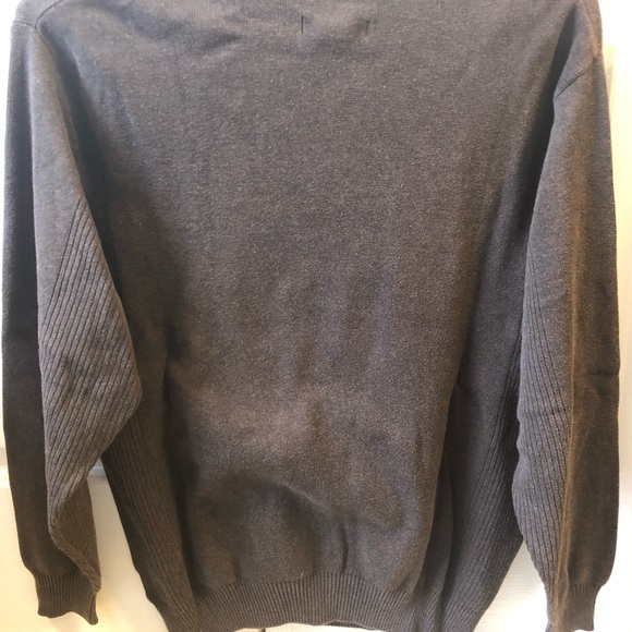 A C Design Studio Partial ZIP Brown Sweater - Picture 2 of 3
